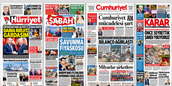 İşte günün gazete manşetleri
